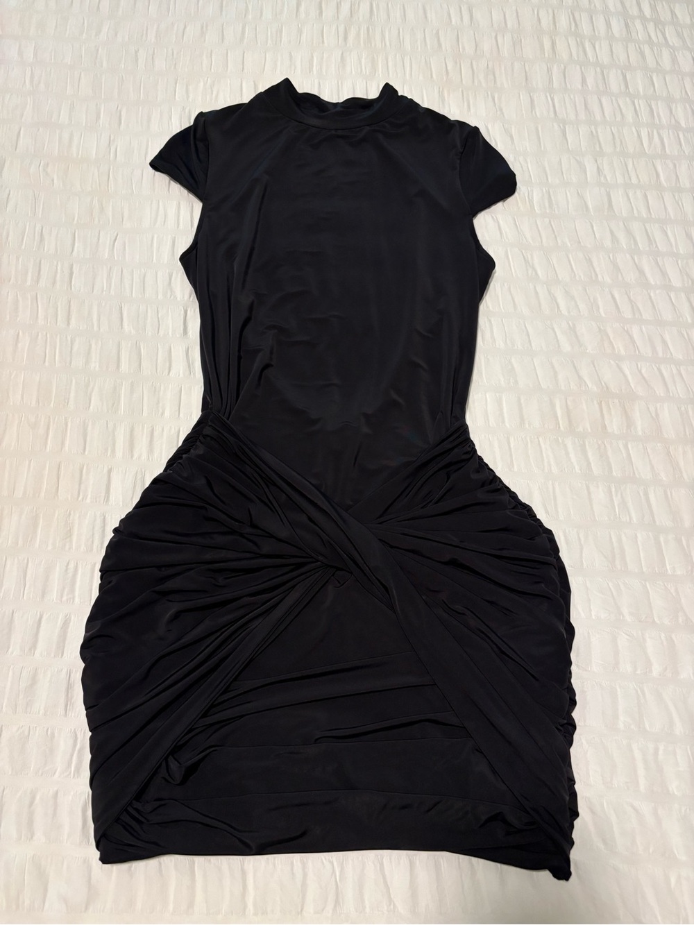 Black Oh Polly Twist Bodycon Dress - Picture 4 of 5